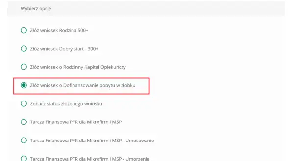Czy wniosek o dofinansowanie do żłobka trzeba składać co miesiąc?