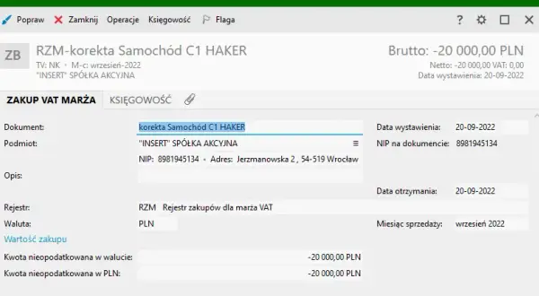 Czy można zwrócić samochód kupiony na fakturę VAT marża? Sprawdź zasady zwrotu